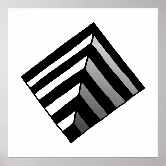 Póster Agujero de ilusión óptica (Frente)