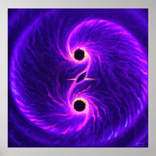 Póster Agujeros negros (Frente)