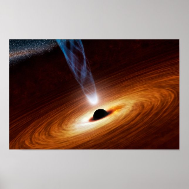 Póster Agujeros negros - Monstruos en el espacio (Frente)