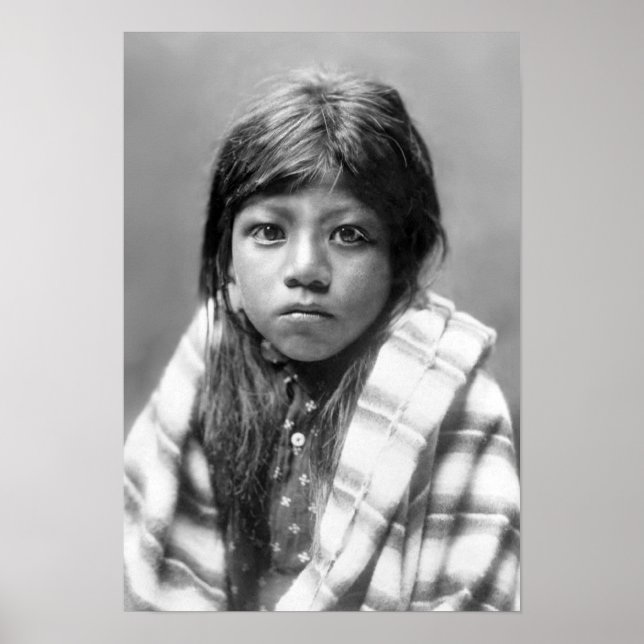 Póster Ah Chee Lo (Chica nativo americano) (Frente)