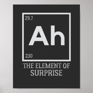 Póster Ah, el elemento de sorpresas
