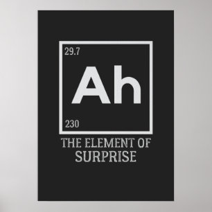 Póster Ah, el elemento de sorpresas