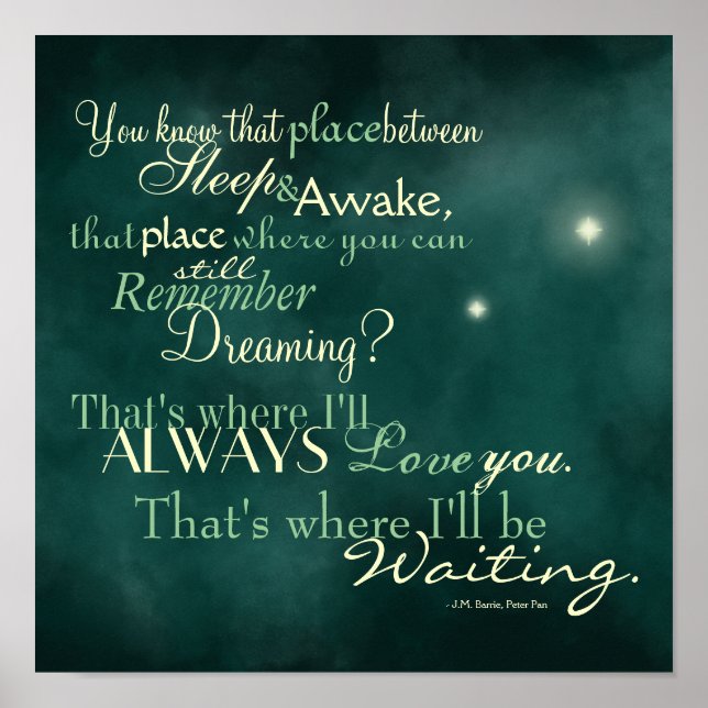 Póster Ahí es donde estaré esperando Poster (Frente)