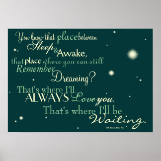 Póster Ahí es donde estaré esperando Poster