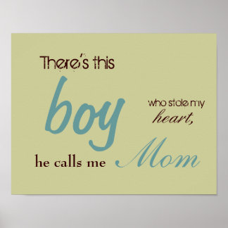 Póster Ahí está, muchacho, que me robó el corazón