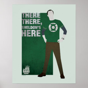 Póster Ahí, Sheldon está aquí