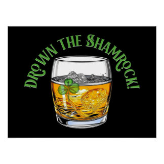 Póster Ahogando el Día de la Shamrock Sheelah