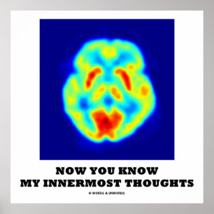 Póster Ahora Conoce Mis Pensamientos Más Internos (Escane