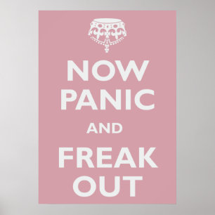 Póster Ahora el pánico y Freak hacia fuera