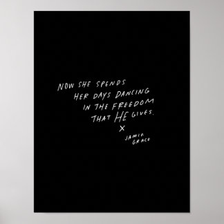 Póster Ahora ella pasa sus días bailando