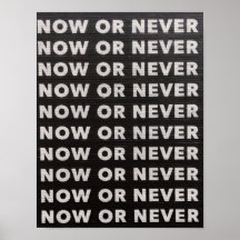 AHORA O NUNCA CITAR NEGRO Y BLANCO