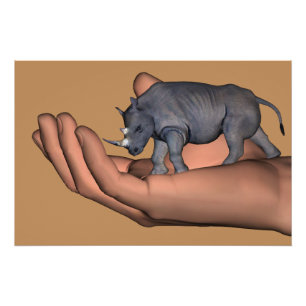 Póster ¡Ahorre los Rhinos!