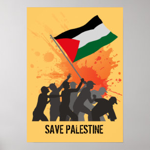 Póster Ahorre Palestina