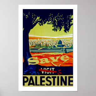 Póster Ahorre Palestina