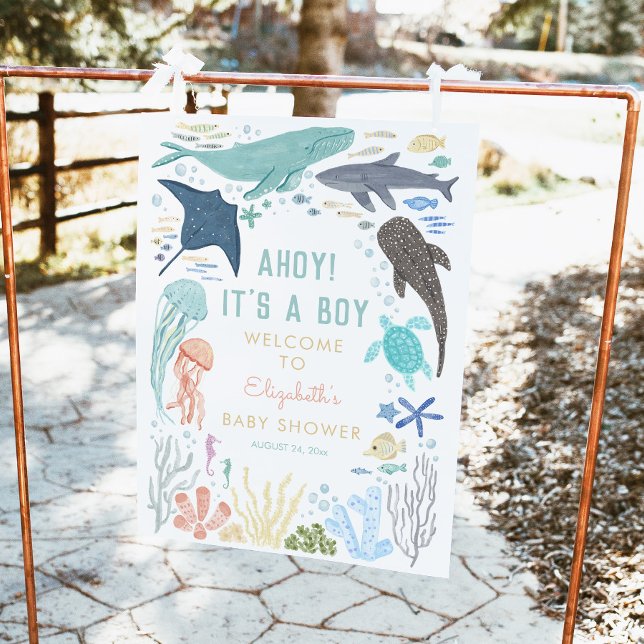 Póster Ahoy es un joven cartel de bienvenida de Baby Show (Subido por el creador)