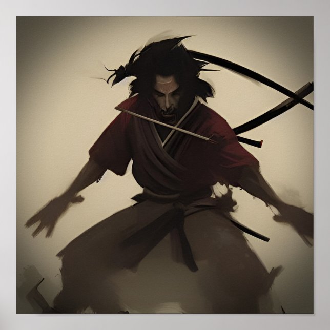 Póster AI Samurai Battle #02 Poster (Frente)