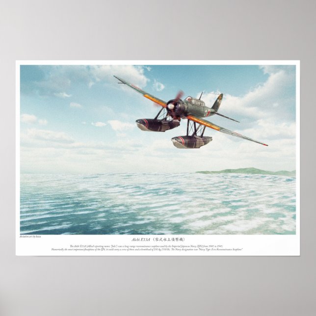 Póster Aichi E13A (Frente)