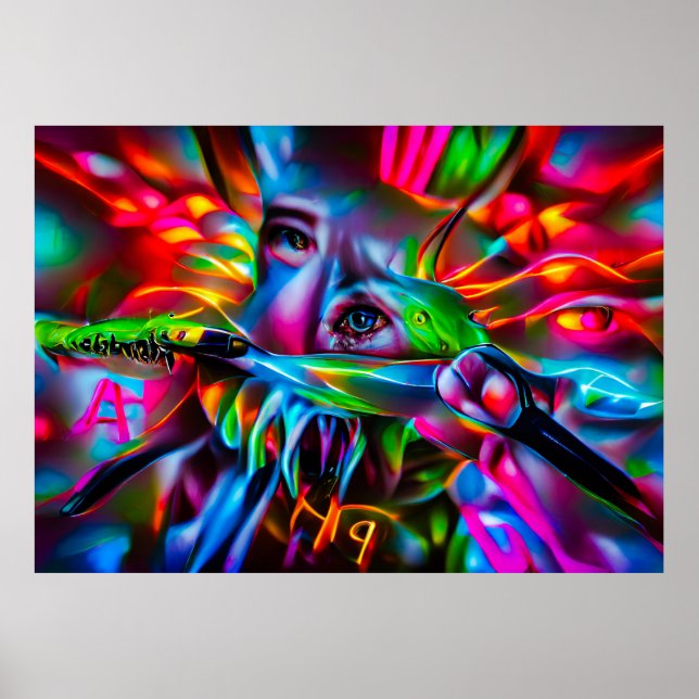 Póster Aichmofobia: Vivid Surreal Art (Frente)