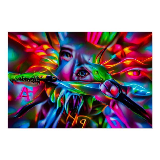 Póster Aichmofobia: Vivid Surreal Art (Anverso)