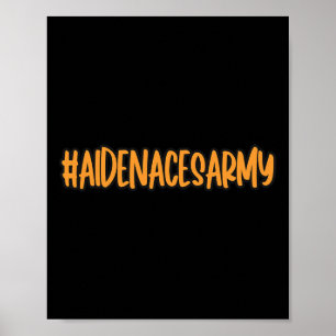 Póster Aidenacesarmy lucha contra la leucemia cancerosa A