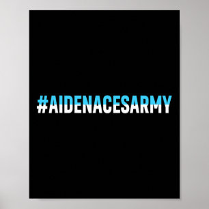 Póster Aidenacesarmy lucha contra la leucemia cancerosa A