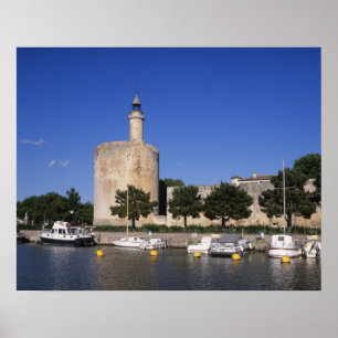 Póster Aigues Mortes, Ródano y Canal de Sete, Gard,