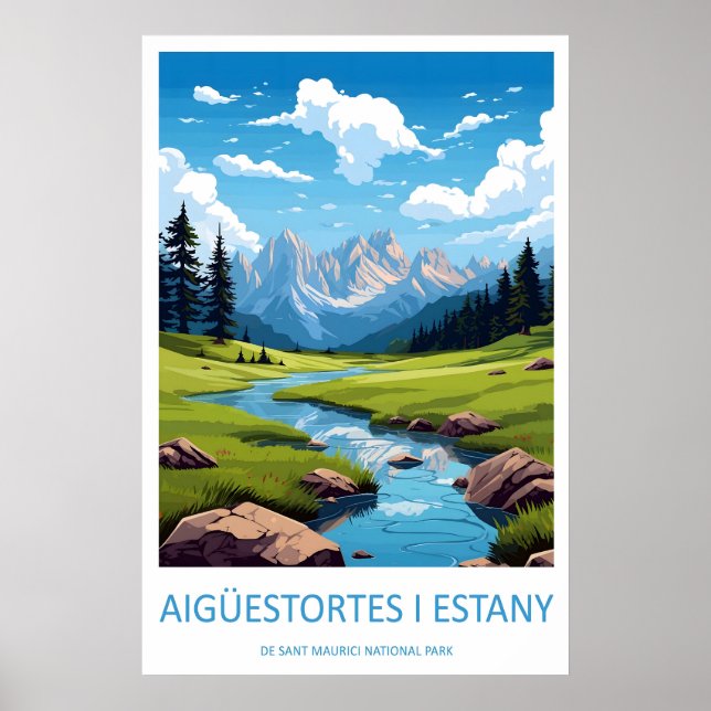 Póster Aigüestortes I Estany De Sant Maurici National (Frente)