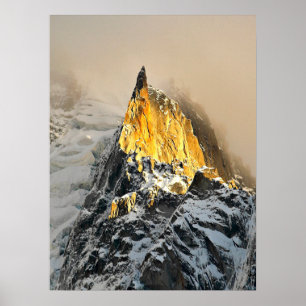 Póster Aiguille des Deux Aigles Sunrise, Chamonix