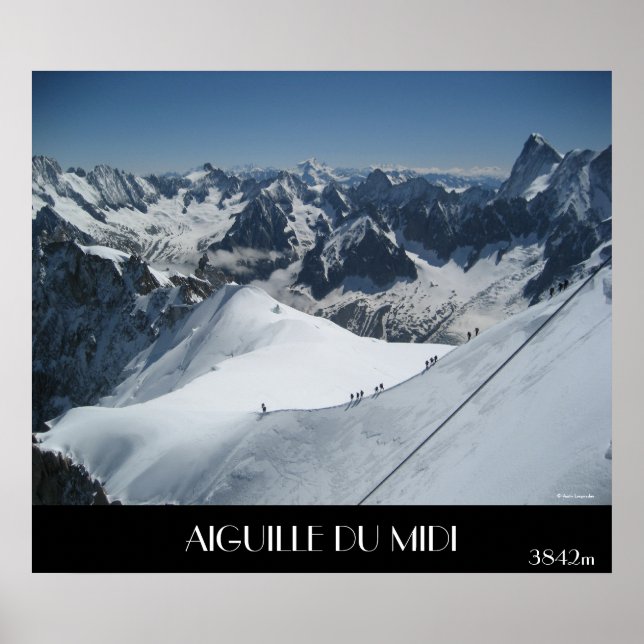 Póster AIGUILLE DU MIDI, 3842m (Frente)