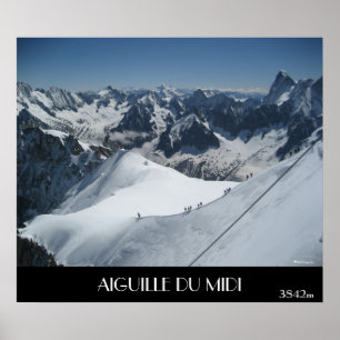 Póster AIGUILLE DU MIDI, los 3842m