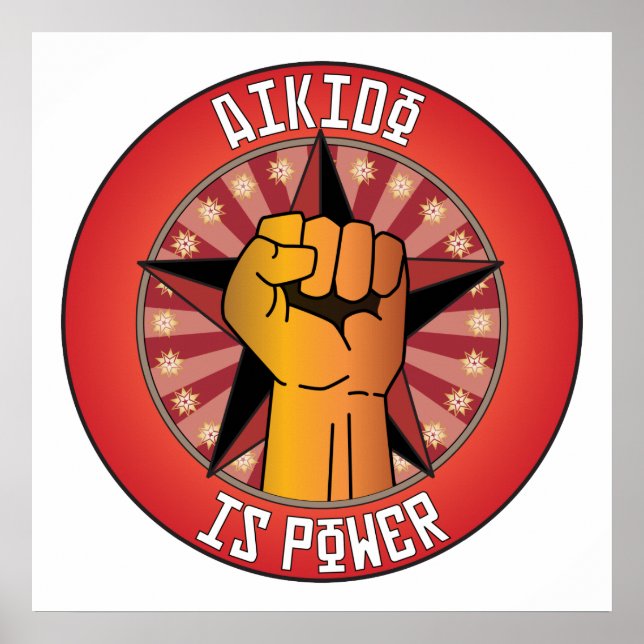 Póster Aikido Es Poder (Frente)