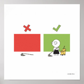 Póster Aikido - Regla de dojo #6