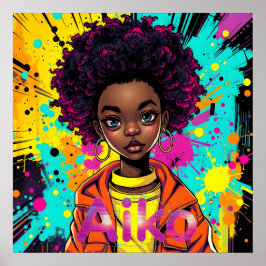 Póster AiKo Grunge Graphic #1
