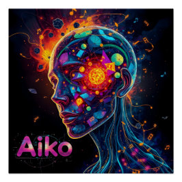 Póster AiKo Grunge Graphic #4