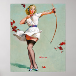 Póster Aiming Pin Up