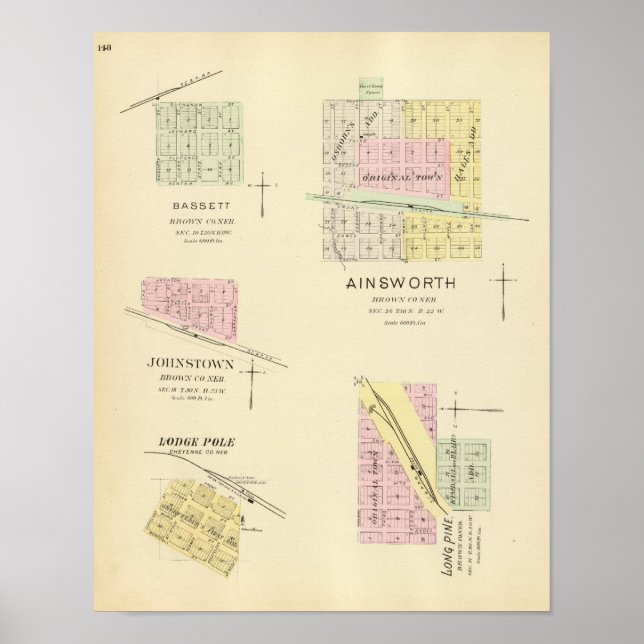 Póster Ainsworth, Nebraska (Frente)