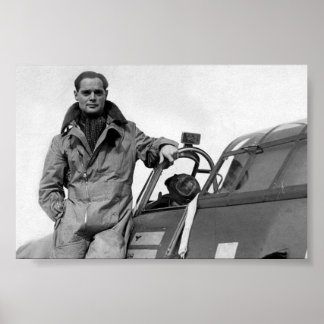 Póster Air Aces: Capitán del Grupo Sir Douglas Bader