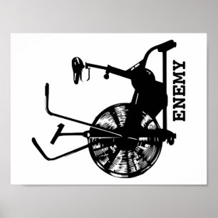 Póster Air Bike Enemy