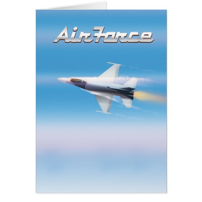 Poster Air Force Jet (Frente)