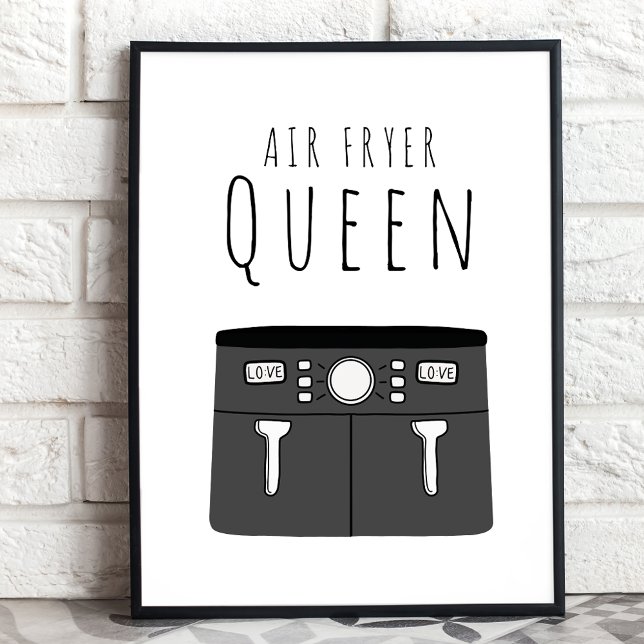 Póster Air Fryer Queen (Subido por el creador)