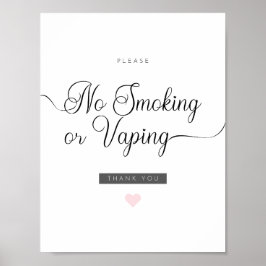 Póster Airbnb Sin Poster para fumar o Vaping