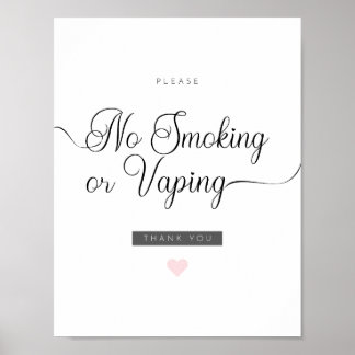 Póster Airbnb Sin Poster para fumar o Vaping