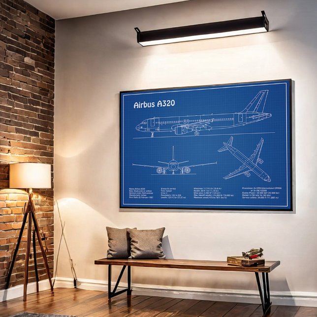 Póster Airbus A320 - Planes de Plano de Plano de Plano de (Subido por el creador)