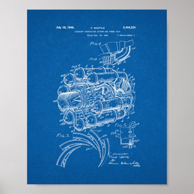 Póster Aircraft Propulsion System And Power Unit Patent - (Frente)