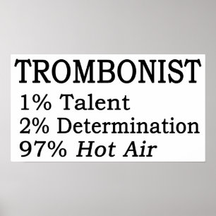 Póster Aire caliente de Trombonistt