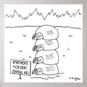 Póster Aire Central en Igloos