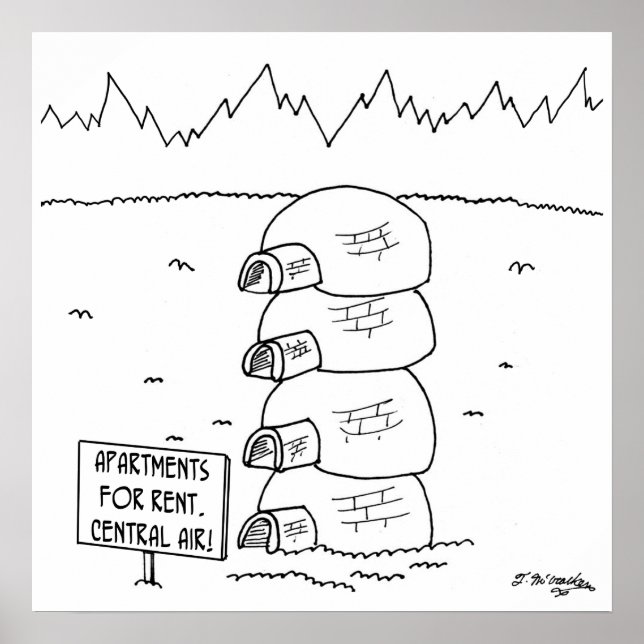 Póster Aire Central en Igloos (Frente)