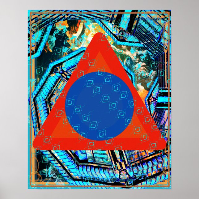 Póster Aire Elemental Dentro De La Meditación De Incendio (Frente)