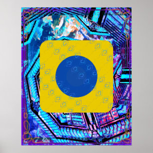 Póster Aire Elemental Dentro De La Tierra Meditación Ayud
