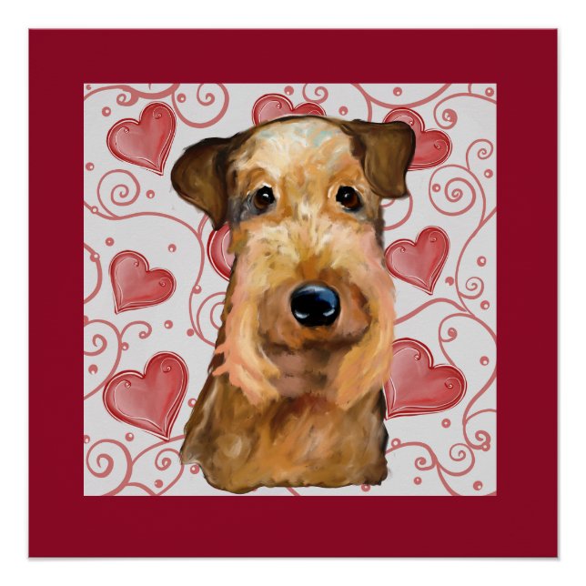Póster Airedale Terrier (Anverso)